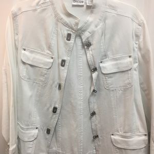 Chicos white jacket